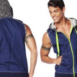 Zumba Denim Dance Hoodies Men’s Medium